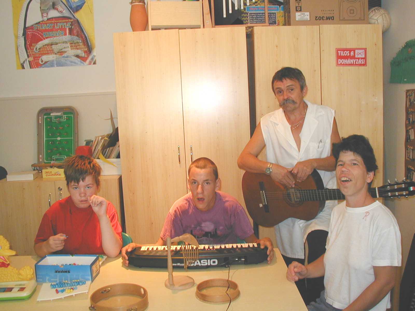 Music therapy at Barcs, Hungary.